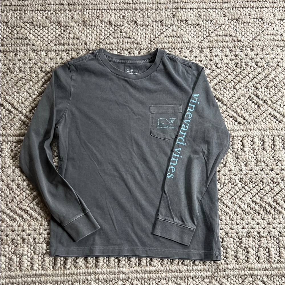 Vineyard Vines Gray Long Sleeve Tee